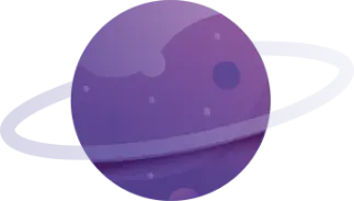 Violetter Planet